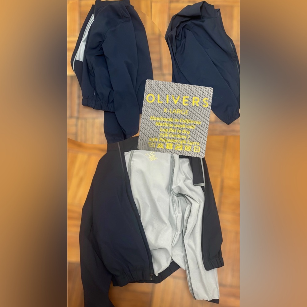 Olivers Navy Rain Jacket